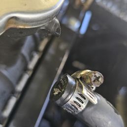 Clamp was over tightened, was broken. Clamp was over tightened, was broken.