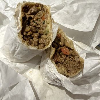California Burrito - The most disgusting burrito I've ever had in my life a tortilla wrapped in grease and over cooked meat and disgusting pico de gallo - Mexican Near Me - Des Moines, Washington