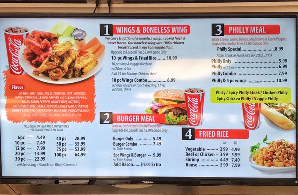 Menu photo 6 Wow Buffalo Wings Montgomery, AL