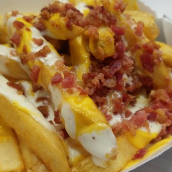 Charleys Cheesesteaks - Ultimate fries - bacon bits, ranch, cheese sauce - Fast Food Near Me - Milpitas, California Charleys Cheesesteaks - Ultimate fries - bacon bits, ranch, cheese sauce - Fast Food Near Me - Milpitas, California