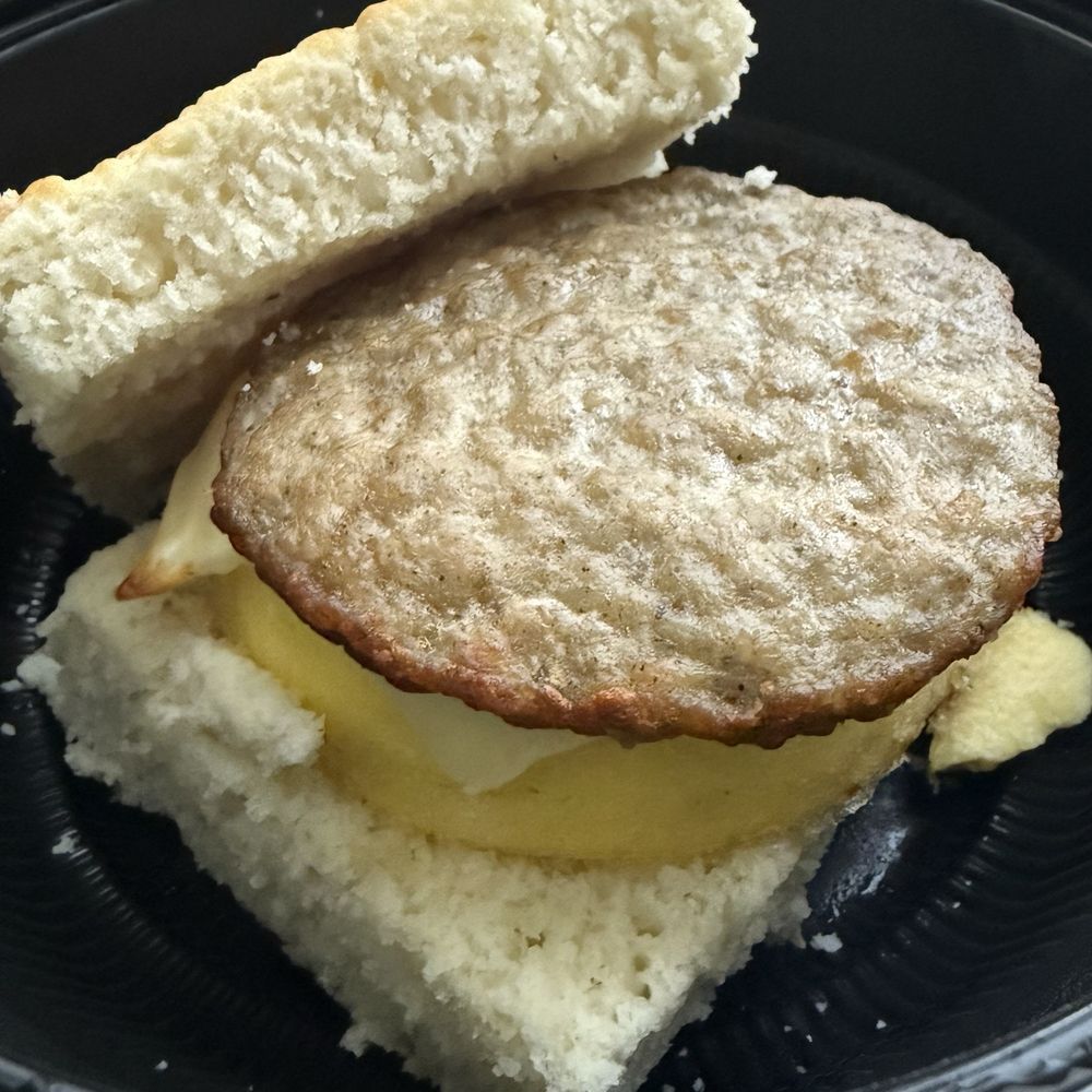 Jacob’s Pickles - sausage, egg, & cheese breakfast biscuit sandwich: not bad - Breakfast & Brunch Near Me - New York, New York Jacob’s Pickles - sausage, egg, & cheese breakfast biscuit sandwich: not bad - Breakfast & Brunch Near Me - New York, New York