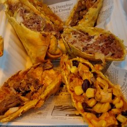 Mr. Egg Roll - There's a variety of them on my plate. Delicious 5