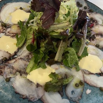 Lemon & Thyme - Octopus carpaccio  $19 freaking amazing! - New American Near Me - Costa Mesa, California