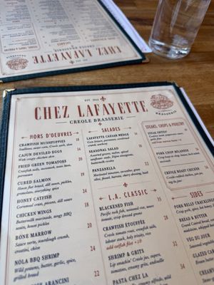 Menu photo 1 Chez Lafayette Tacoma, WA