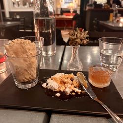 The Alchemy Lounge - Smoked honey goat cheese goes amazing with the whiskey perfect bite!