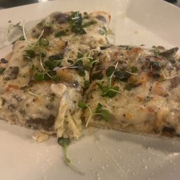 Mushroom and shallot flatbread Mushroom and shallot flatbread