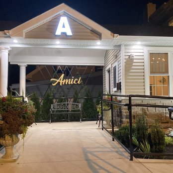Amici Restaurant - Outdoor dining is available in the back patio - Italian Near Me - Cherry Hill, New Jersey