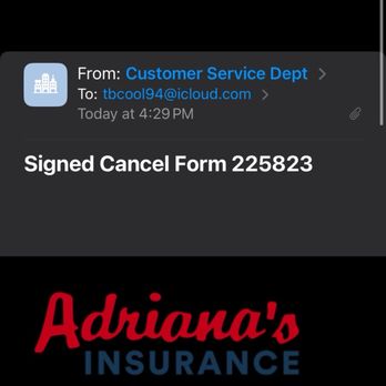 Adriana's Insurance - Received today at 4:29 about 30 min ago - Auto Insurance Near Me - Rancho Cucamonga, California Adriana's Insurance - Received today at 4:29 about 30 min ago - Auto Insurance Near Me - Rancho Cucamonga, California