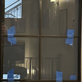 Ortiz Glass - The glue is still drying - The glass is stronger than the original though - Windows Installation Near Me - Los Angeles, California