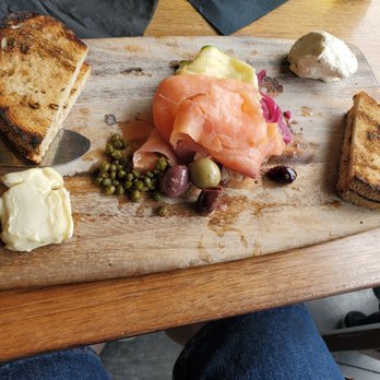 insideOUT - Salmon and cheese board. - Lounges Near Me - San Diego, California