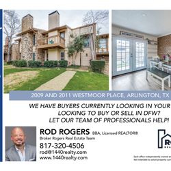 Rod Rogers - 1440 Realty - Just sold