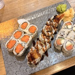 Masa Japanese Restaurant - Shrimp Tempura Roll Spicy Tuna Roll Philadelphia Roll