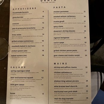 GRATA Italian Eatery - Italian Near Me - Windsor, California