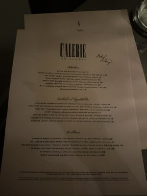 Menu photo 5 Galerie West Hollywood, CA Menu photo 5 Galerie West Hollywood, CA