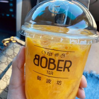 Bober Tea & Coffee - Supreme Mango Green Tea - Bubble Tea Near Me - Garden Grove, California Bober Tea & Coffee - Supreme Mango Green Tea - Bubble Tea Near Me - Garden Grove, California