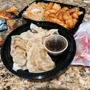 Happy House Chinese - Sweet and sour chicken and steamed dumplings. Yum! - Chinese Near Me - Bixby, Oklahoma Happy House Chinese - Sweet and sour chicken and steamed dumplings. Yum! - Chinese Near Me - Bixby, Oklahoma