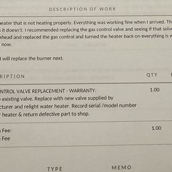Superior Plumbing - Invoice