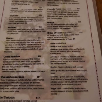 La Patrona - The menu @ La Patrona - Mexican Near Me - Sherwood Park, Alberta