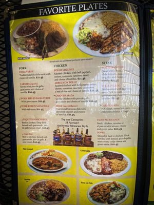 Menu photo 1 El Patron Bakersfield, CA