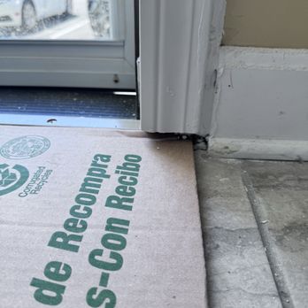 Payless Roofing Solutions - Trim after door install was considered "complete" - Roofing Near Me