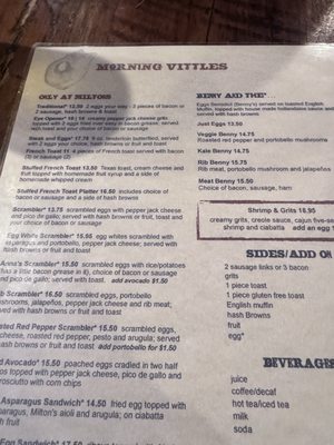 Menu photo 1 Milton's Crystal, MN