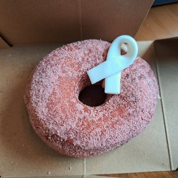 The Salty Donut - Strawberry for breast cancer awareness month. - Donuts Near Me - Atlanta, Georgia The Salty Donut - Strawberry for breast cancer awareness month. - Donuts Near Me - Atlanta, Georgia