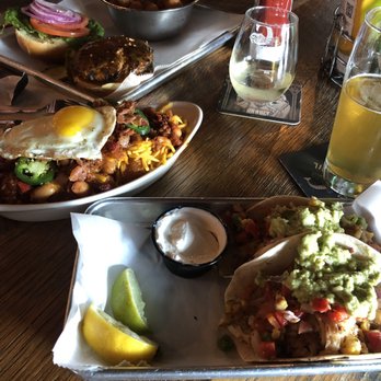 Coppertail Brewing Co - Baja Tacos, volcano burger with the must have fully loaded tater tots - Bars Near Me - Tampa, Florida Coppertail Brewing Co - Baja Tacos, volcano burger with the must have fully loaded tater tots - Bars Near Me - Tampa, Florida