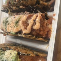 Pork belly Taco (grilled) Salmon Taco [Best] Spicy Tuna Taco