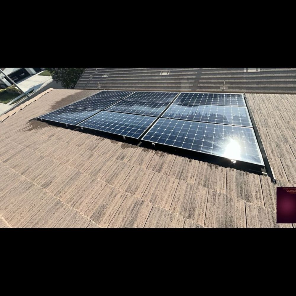 Veteran Solar Panel Cleaning - After cleaning - Solar Panel Cleaning Near Me
