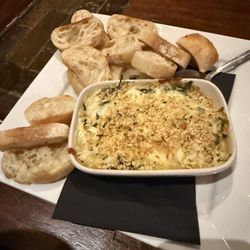 The Social on Main Tapas Bar - Spinach and Artichoke Dip
