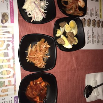 Miso Tofu Bbq - Banchan, only good thing about the meal during our visit. - Korean Near Me - La Crescenta, California Miso Tofu Bbq - Banchan, only good thing about the meal during our visit. - Korean Near Me - La Crescenta, California