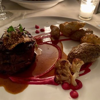 Cafe Nuovo - Filet with radish cauliflower and potato - New American Near Me - Providence, Rhode Island Cafe Nuovo - Filet with radish cauliflower and potato - New American Near Me - Providence, Rhode Island