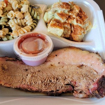 Tanker BBQ Co - 1 Meat Dinner with Pasta Salad and Potato Salad - Barbeque Near Me - Wichita, Kansas Tanker BBQ Co - 1 Meat Dinner with Pasta Salad and Potato Salad - Barbeque Near Me - Wichita, Kansas