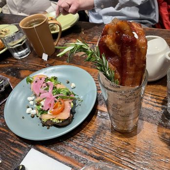 Berkeley Social Club - Salmon, toast & Millionaire's Bacon - Breakfast & Brunch Near Me - Berkeley, California