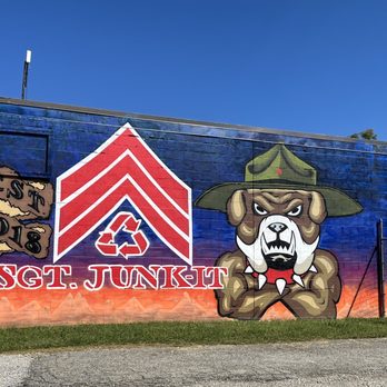Sgt Junk-IT Dog Mural - Public Art Near Me - Louisville, Kentucky Sgt Junk-IT Dog Mural - Public Art Near Me - Louisville, Kentucky