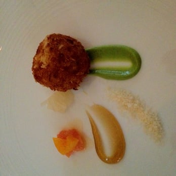 Bacchanalia - Crab fritter - New American Near Me - Atlanta, Georgia Bacchanalia - Crab fritter - New American Near Me - Atlanta, Georgia
