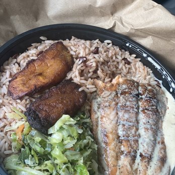 Island Quizine - Cajun Salmon - Fast Food Near Me - Windsor Mill, Maryland