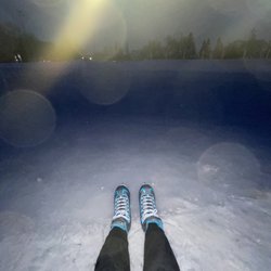 Community outdoor ice rink