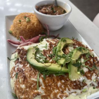 Gabriela's Downtown - Avocado crema enchiladas - Mexican Near Me - Austin, Texas