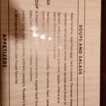 Mystic Steakhouse - Menu - Steakhouses Near Me - Prior Lake, Minnesota