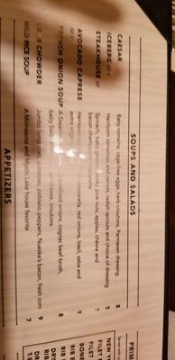 Menu photo 8 Mystic Steakhouse Prior Lake, MN