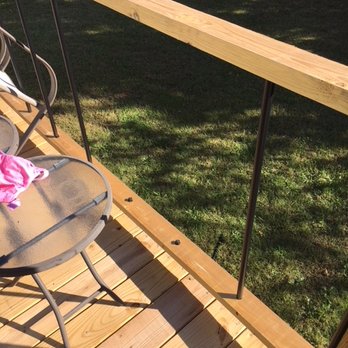 James Hall Roofing & Gutters - Poor workmanship of James Hall Roofing - railing falling off after just 2 weeks!!! - Roofing Near Me James Hall Roofing & Gutters - Poor workmanship of James Hall Roofing - railing falling off after just 2 weeks!!! - Roofing Near Me