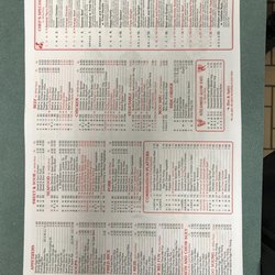 Panda Buffet - Menu