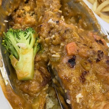 Local Cafe - Baked pork chop and chicken in bolognese sauce (dug in before I remembered the picture) - Chinese Near Me - Fremont, California