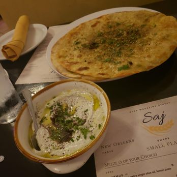 Saj - Labne and roti - Mediterranean Near Me - New Orleans, Louisiana