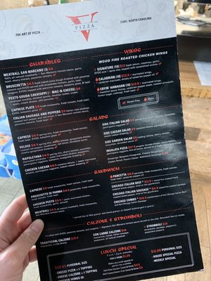Menu photo 5 V Pizza Cary, NC Menu photo 5 V Pizza Cary, NC