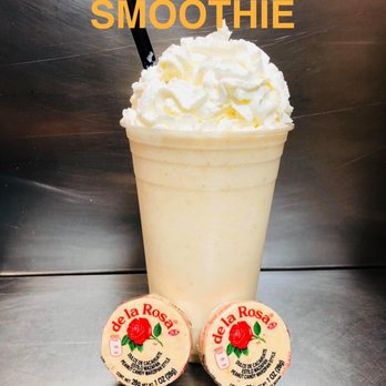Agua El Manantial - a smoothie with whipped cream - Juice Bars & Smoothies Near Me - Las Vegas, Nevada Agua El Manantial - a smoothie with whipped cream - Juice Bars & Smoothies Near Me - Las Vegas, Nevada