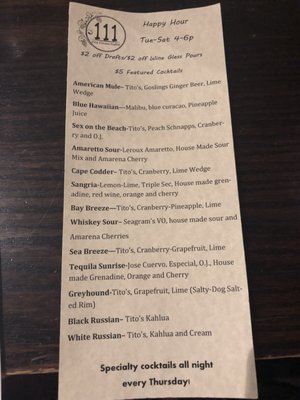 Menu photo 4 111 Bistro Medina, OH
