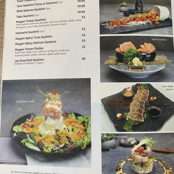 Sushi Mugen - Menu - Sushi Bars Near Me - Vancouver, British Columbia Sushi Mugen - Menu - Sushi Bars Near Me - Vancouver, British Columbia