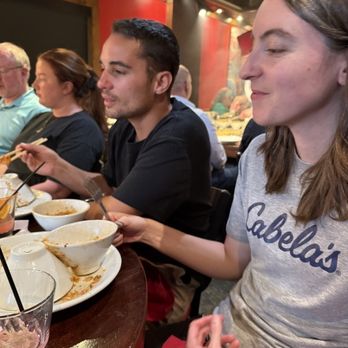 Benihana - Denver - Our son and his fiance enjoying diablo fried rice. - Sushi Bars Near Me - Denver, Colorado Benihana - Denver - Our son and his fiance enjoying diablo fried rice. - Sushi Bars Near Me - Denver, Colorado